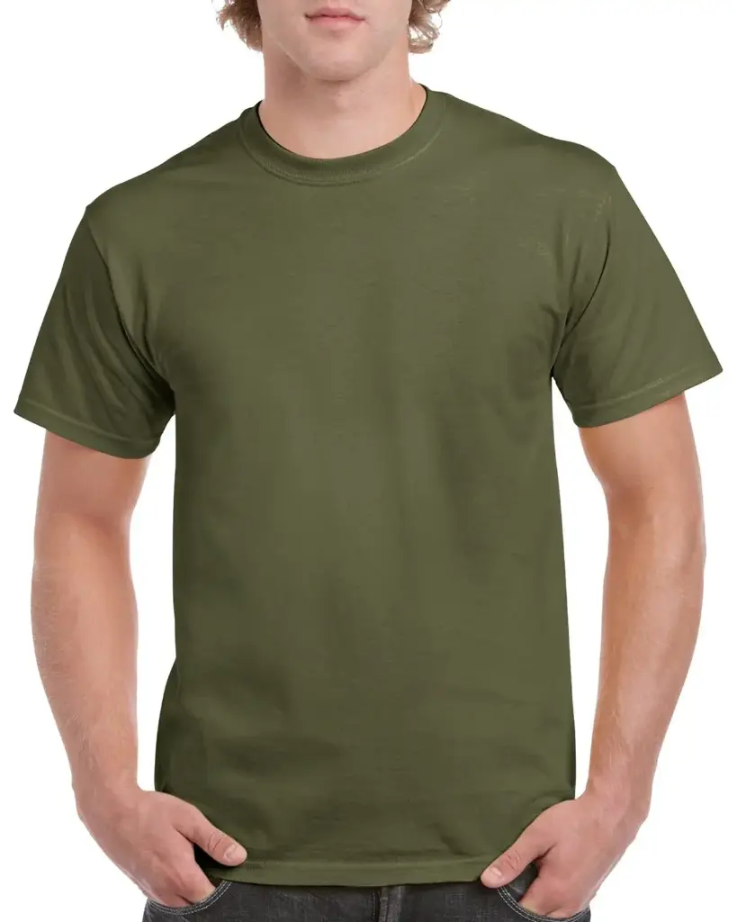 PLAYERA GILDAN 100% ALGODON MANGA CORTA CUELLO REDONDO